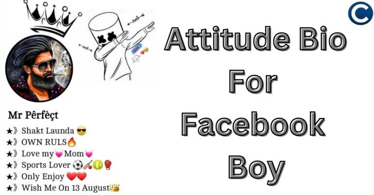 Attitude Bio For Boy