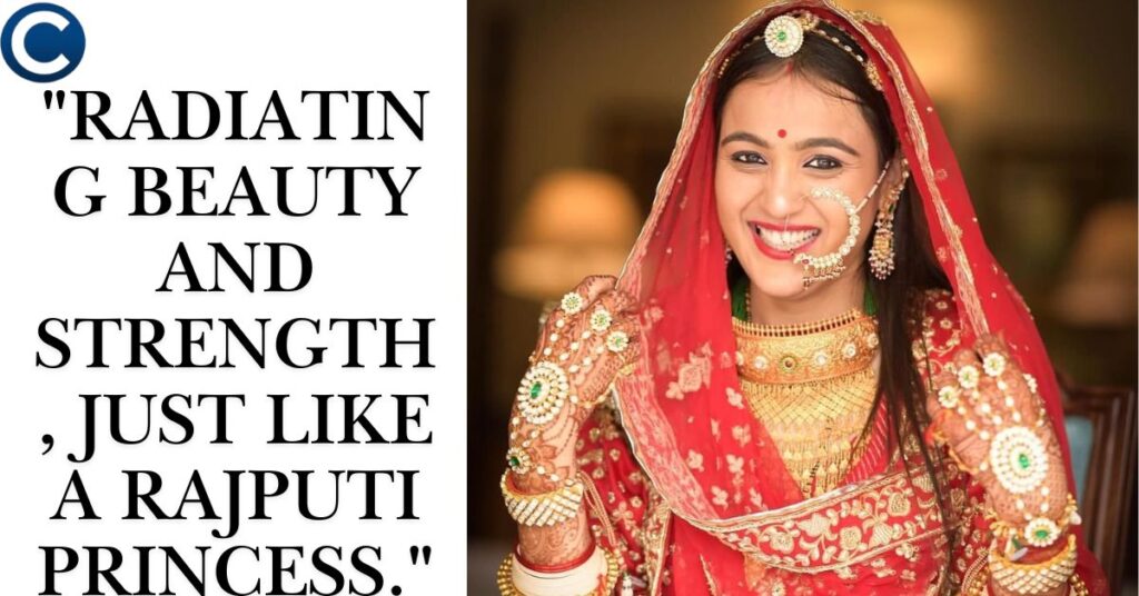 Regal and Radiant: Captions That Reflect the Spirit of Rajputi Fashion