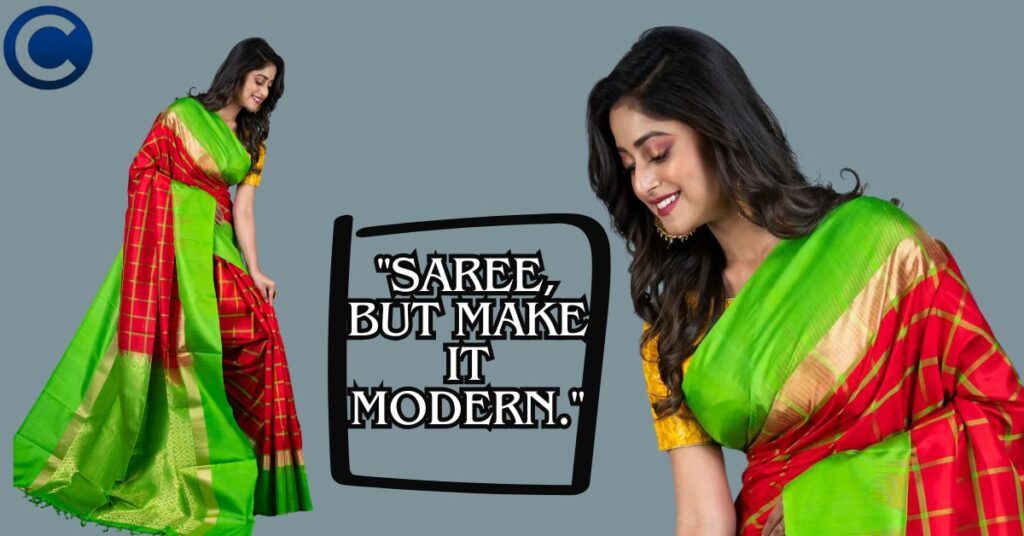 Quirky Saree Captions for Instagram