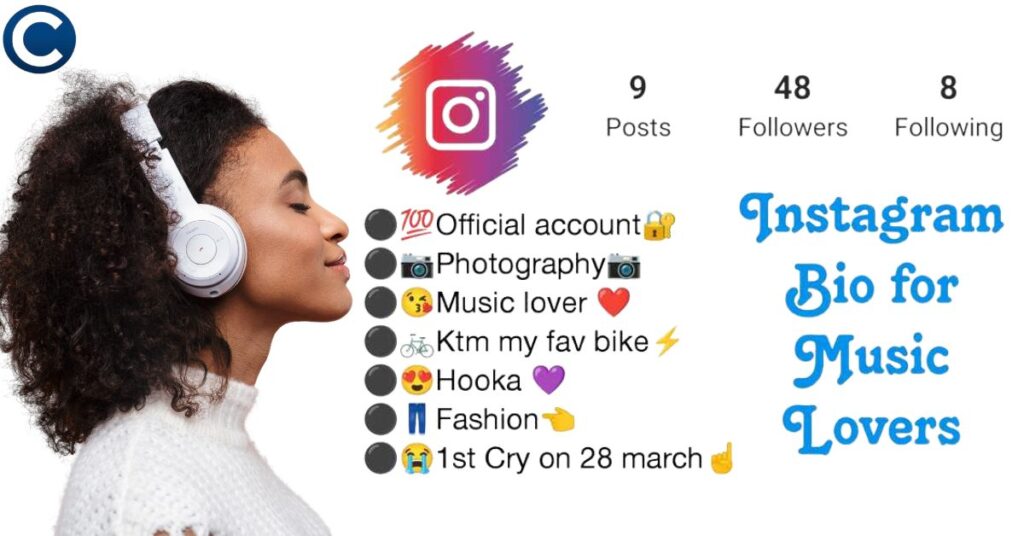 Lovely Music Bio For Instagram For Girl