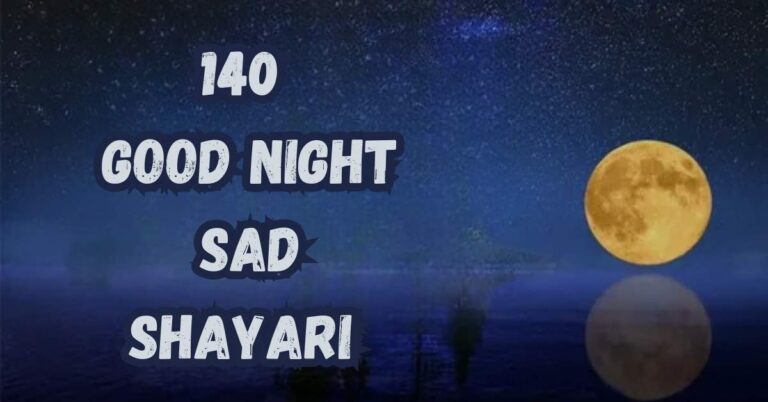 Good Night Sad Shayari