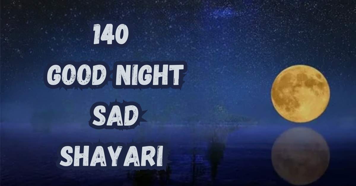 Good Night Sad Shayari