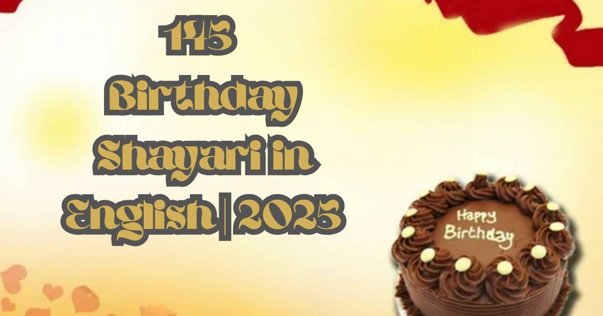 Birthday Shayari in English