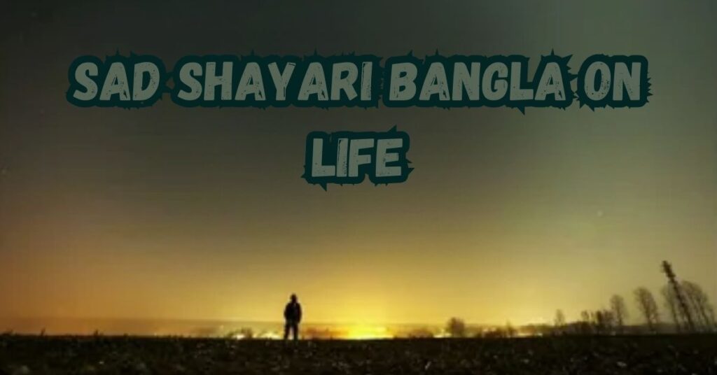 Sad shayari bangla on life