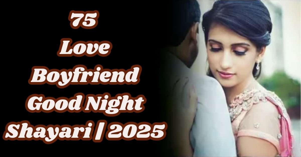 Love Boyfriend Good Night Shayari