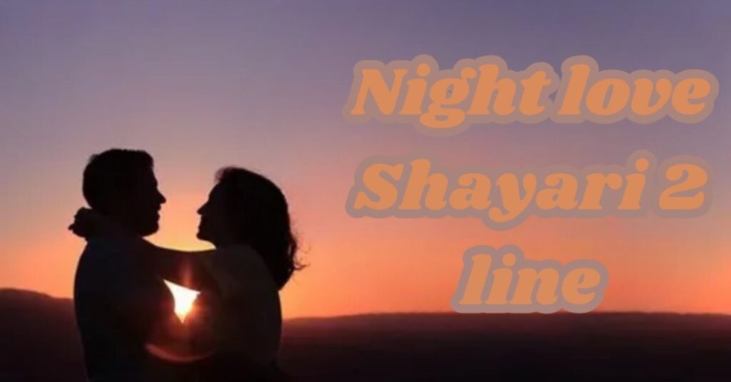 Night love Shayari 2 line