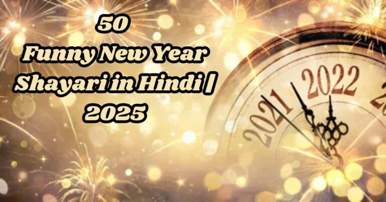 Funny New Year Shayari in Hindi