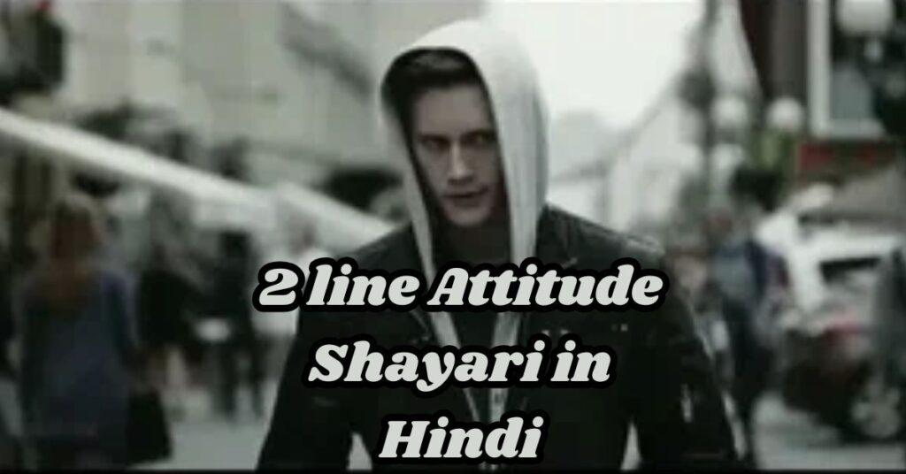 2 line Attitude Shayari in Hindi